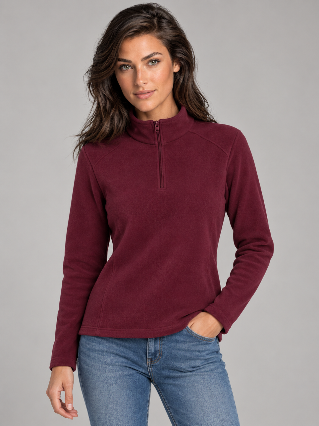 Women's Quarter-Zip Fleece Pullover