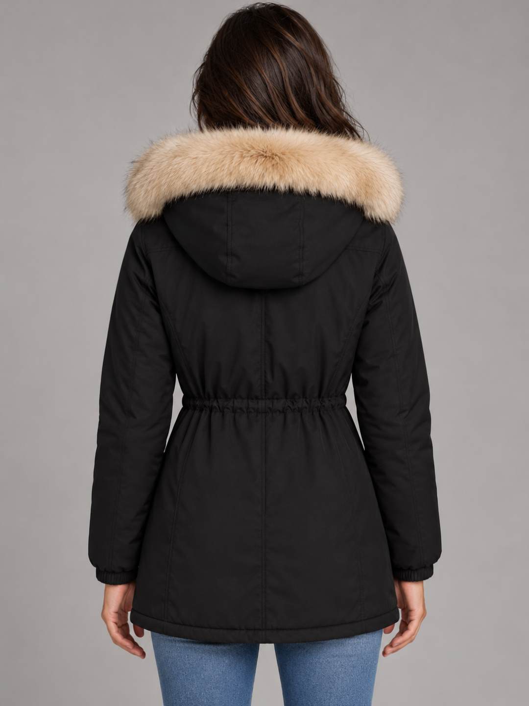 Women's Longline Hooded Puffer Coat