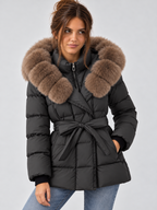 Women's Mid-Length Down Puffer Coat