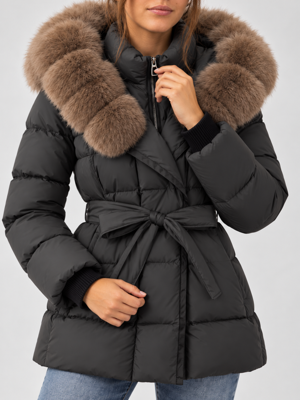 Women's Mid-Length Down Puffer Coat
