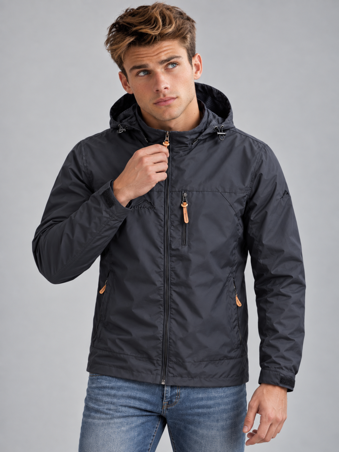 Men's Waterproof Tactical Windbreaker Jacket