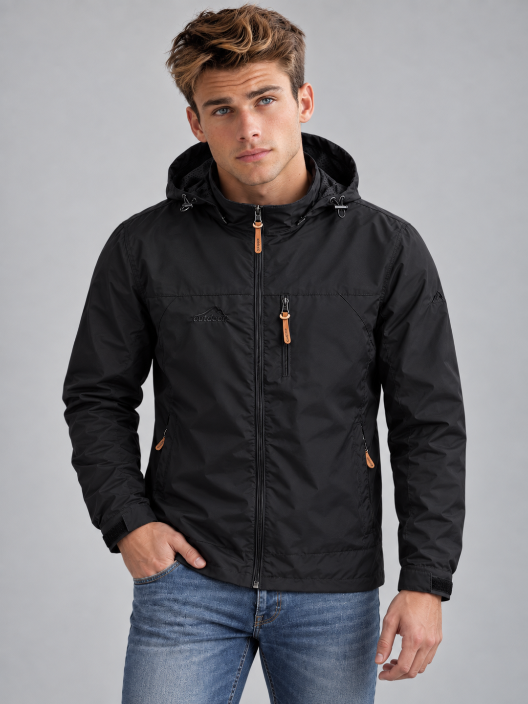 Men's Waterproof Tactical Windbreaker Jacket