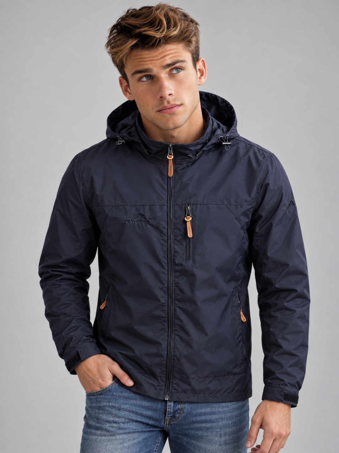 Men's Waterproof Tactical Windbreaker Jacket