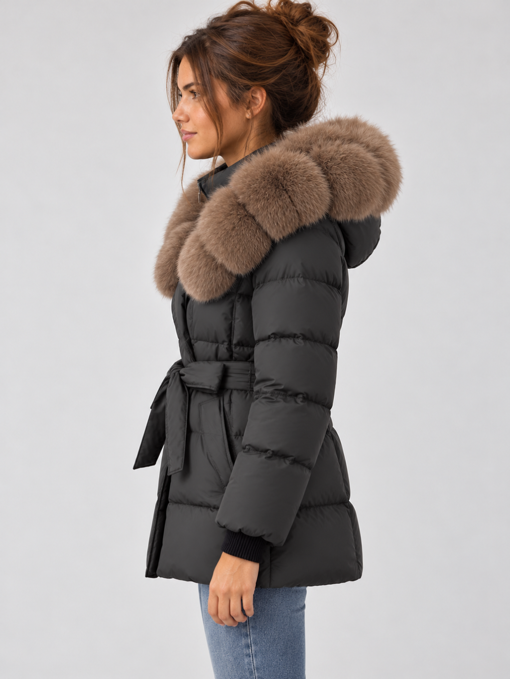 Women's Mid-Length Down Puffer Coat
