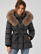Women's Mid-Length Down Puffer Coat