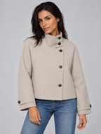 Women's Cropped Single Breasted Coat