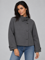 Women's Cropped Single Breasted Coat
