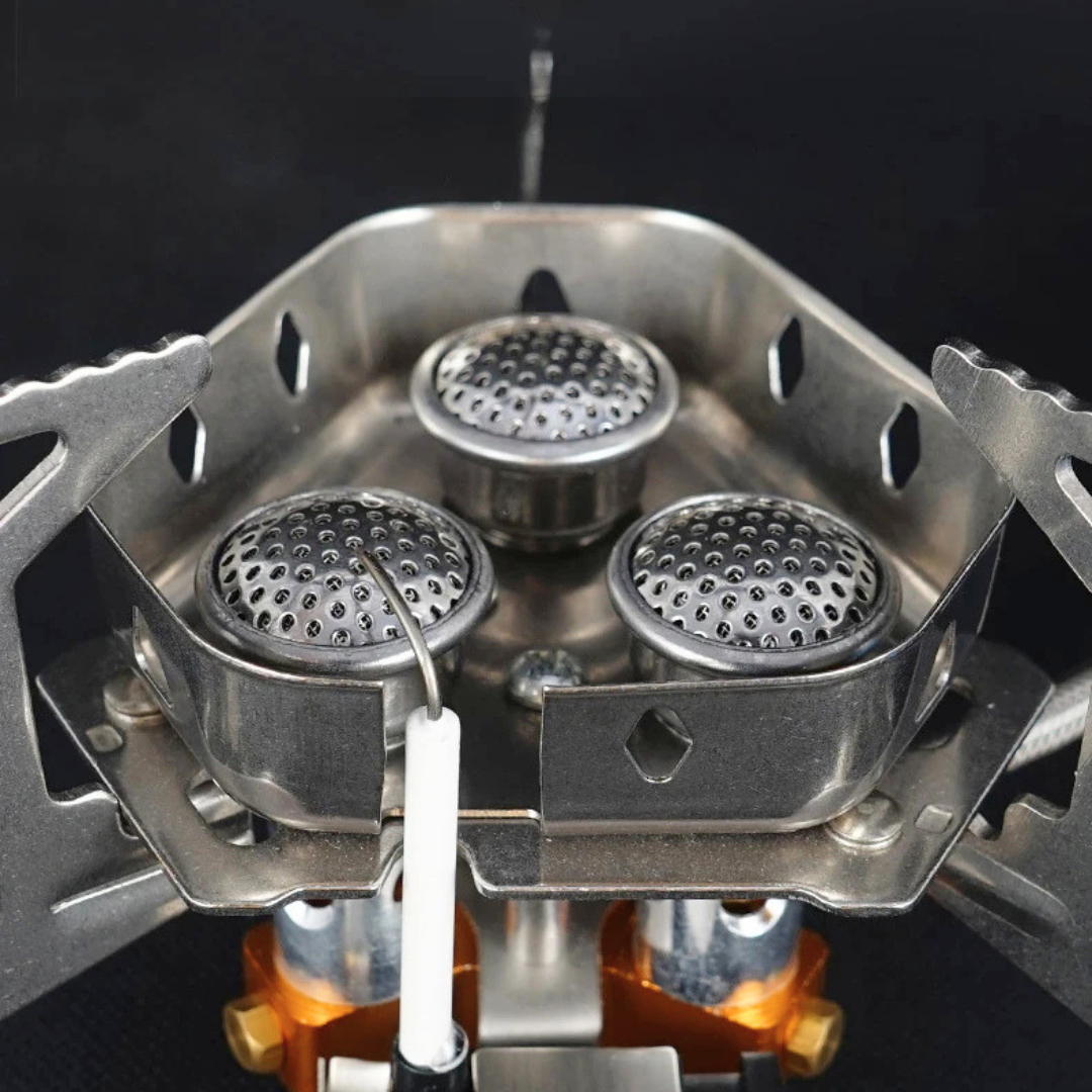 Three-Burner Camping Stove