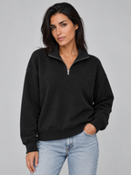 Women's Oversized Half-Zip Fleece