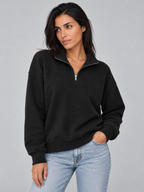 Women's Oversized Half-Zip Fleece