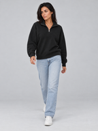Women's Oversized Half-Zip Fleece