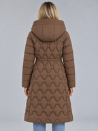 Women's Longline Hooded Puffer Parka