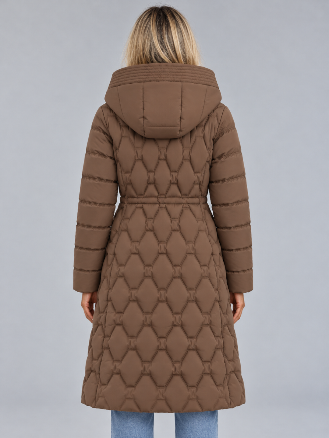 Women's Longline Hooded Puffer Parka