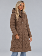 Women's Longline Hooded Puffer Parka