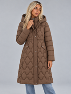Women's Longline Hooded Puffer Parka
