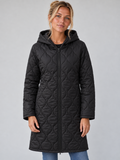 Women's Longline Hooded Puffer Coat
