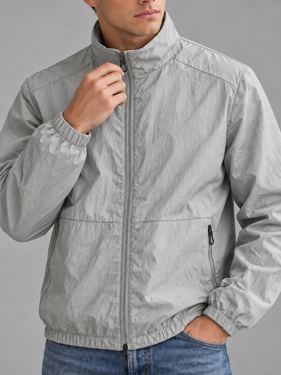 Men's Lightweight Windbreaker Jacket