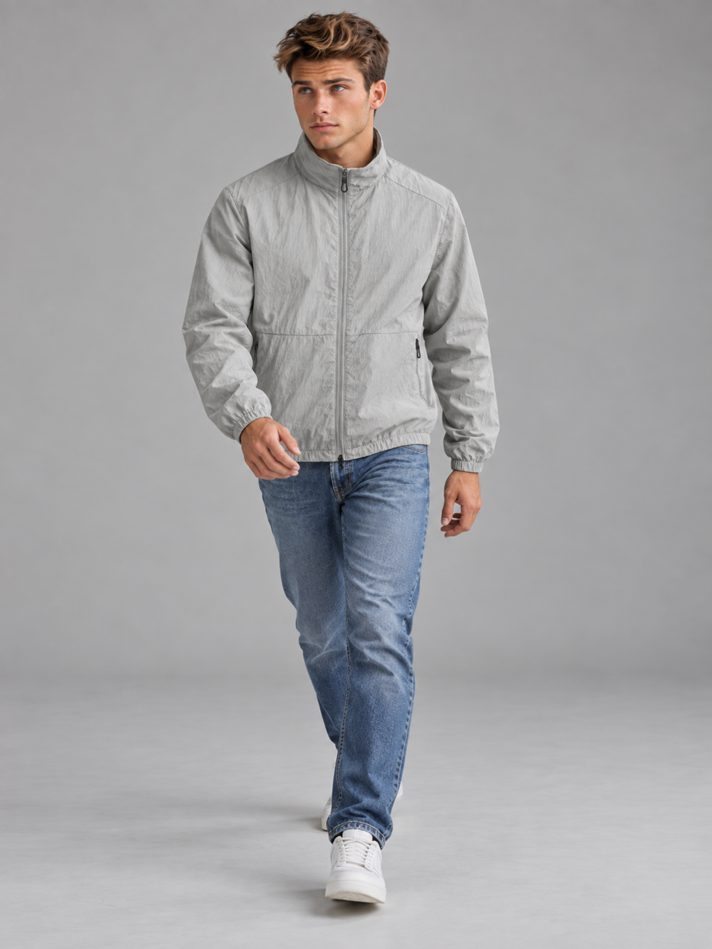 Men's Lightweight Windbreaker Jacket