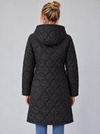 Women's Longline Hooded Puffer Coat