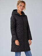 Women's Longline Hooded Puffer Coat