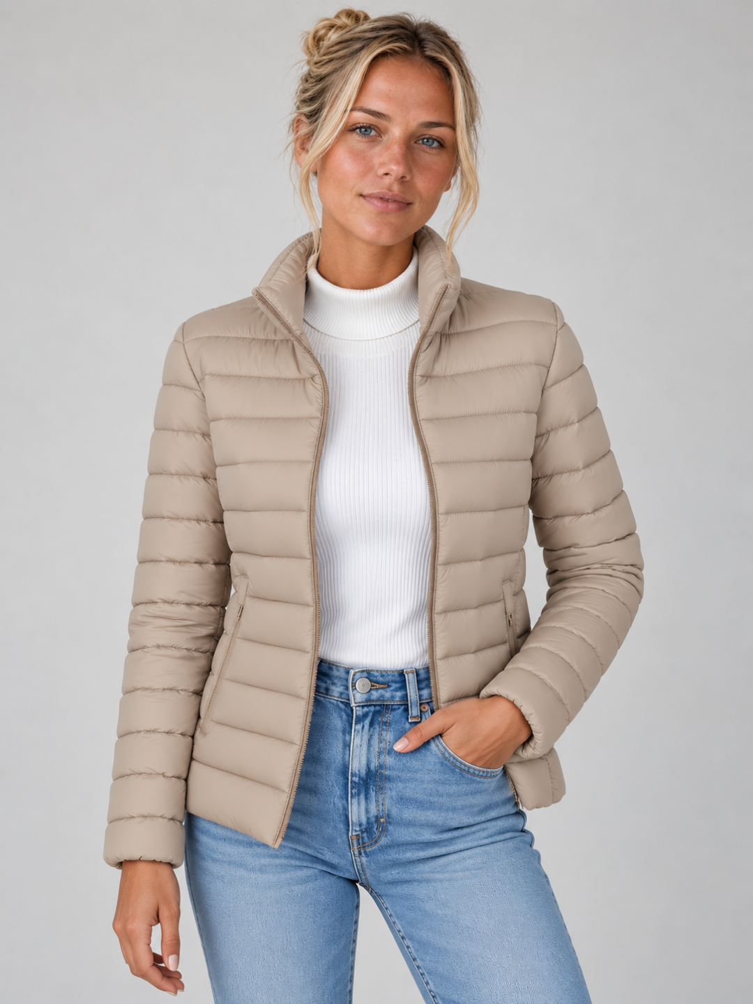 Women's Slim Fit Puffer Jacket