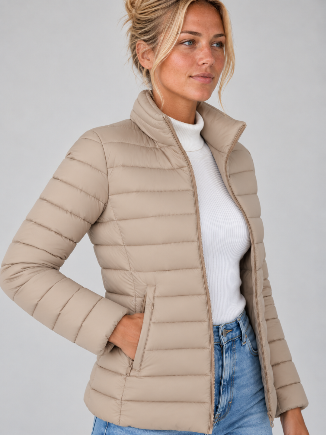 Women's Slim Fit Puffer Jacket