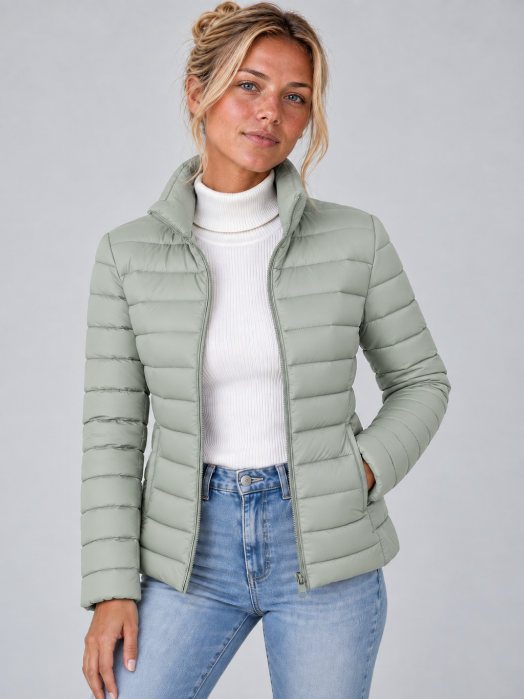 Women's Slim Fit Puffer Jacket