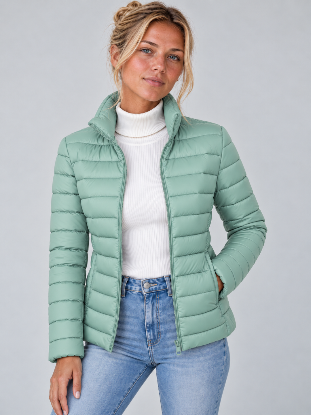 Women's Slim Fit Puffer Jacket