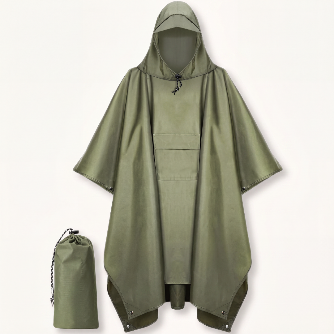 3-in-1 Waterproof Rain Poncho