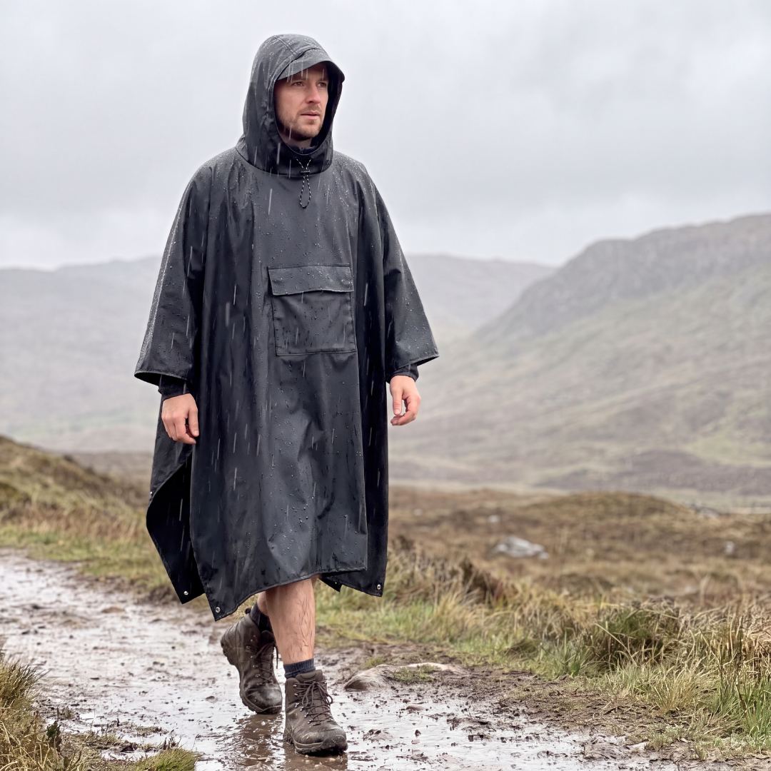 3-in-1 Waterproof Rain Poncho