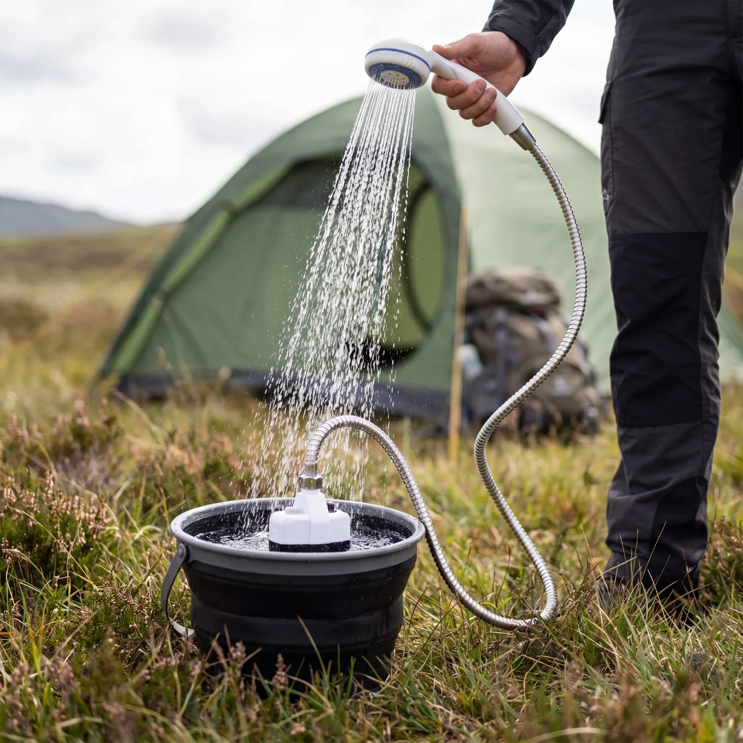 Portable Camping Shower Pump