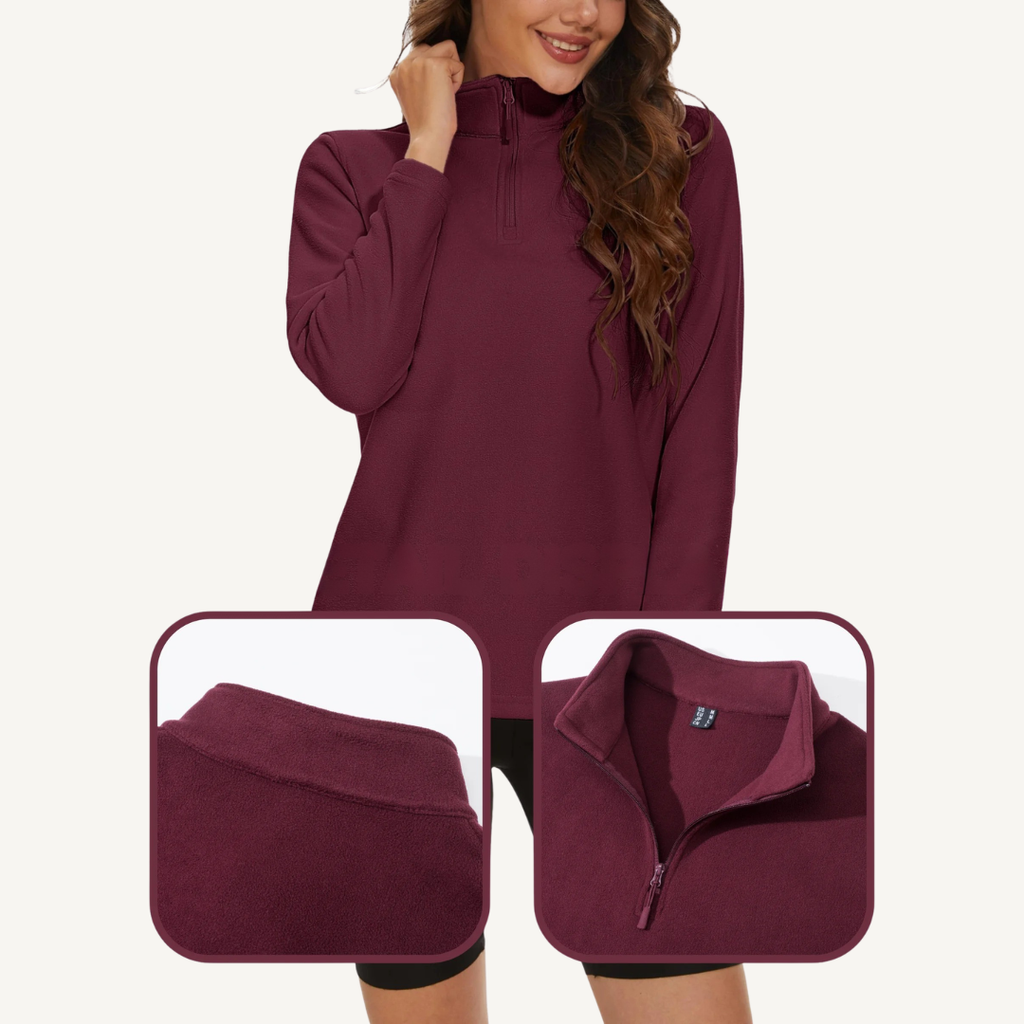 Women's Quarter-Zip Fleece Pullover