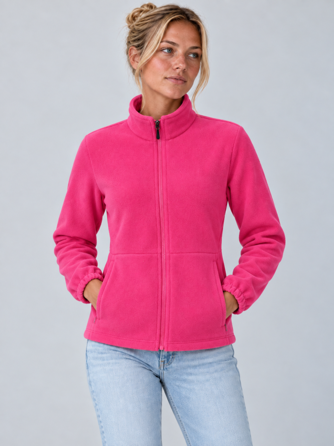 Women's Zip-Neck Fleece Pullover