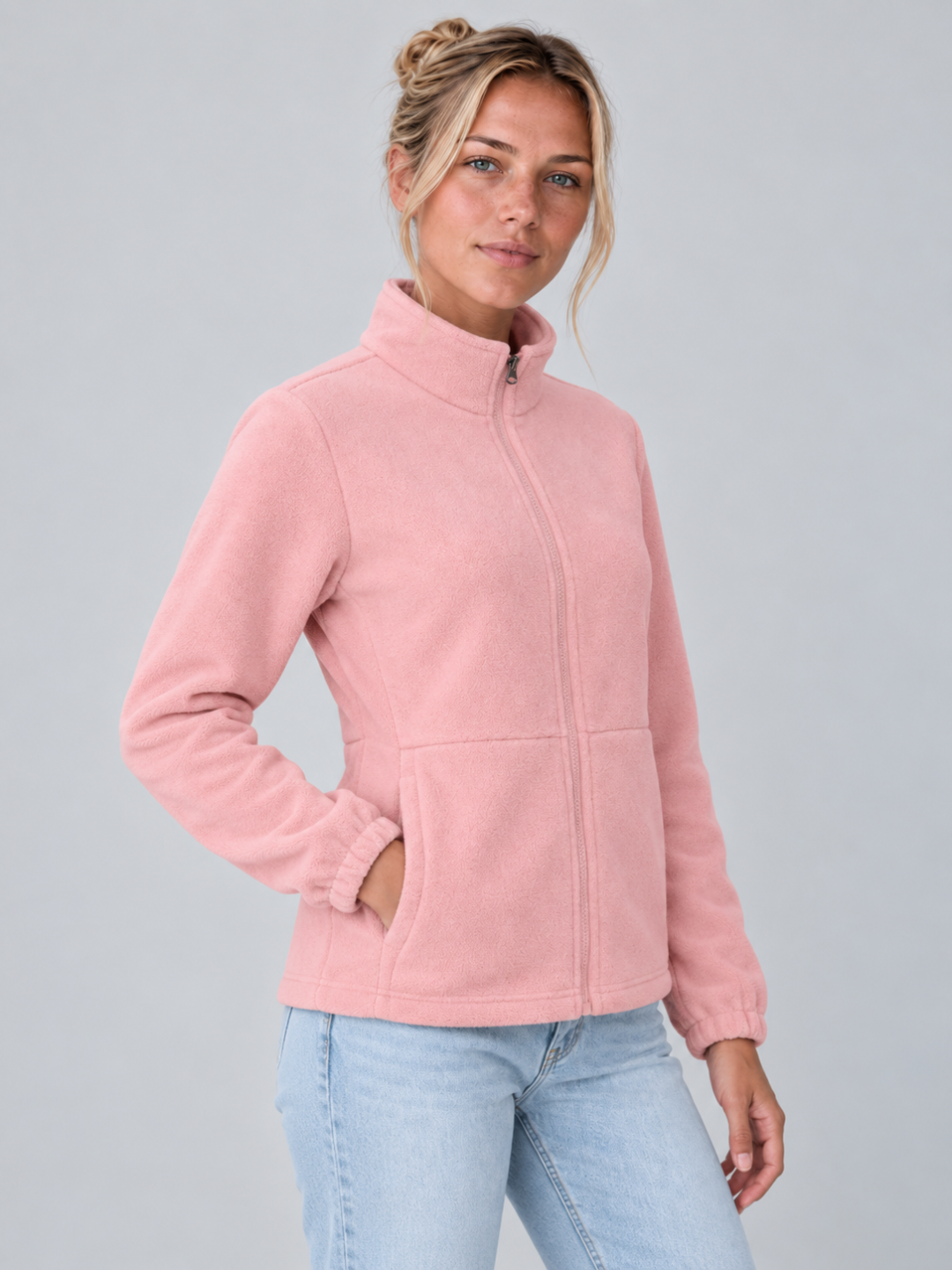 Women's Zip-Neck Fleece Pullover