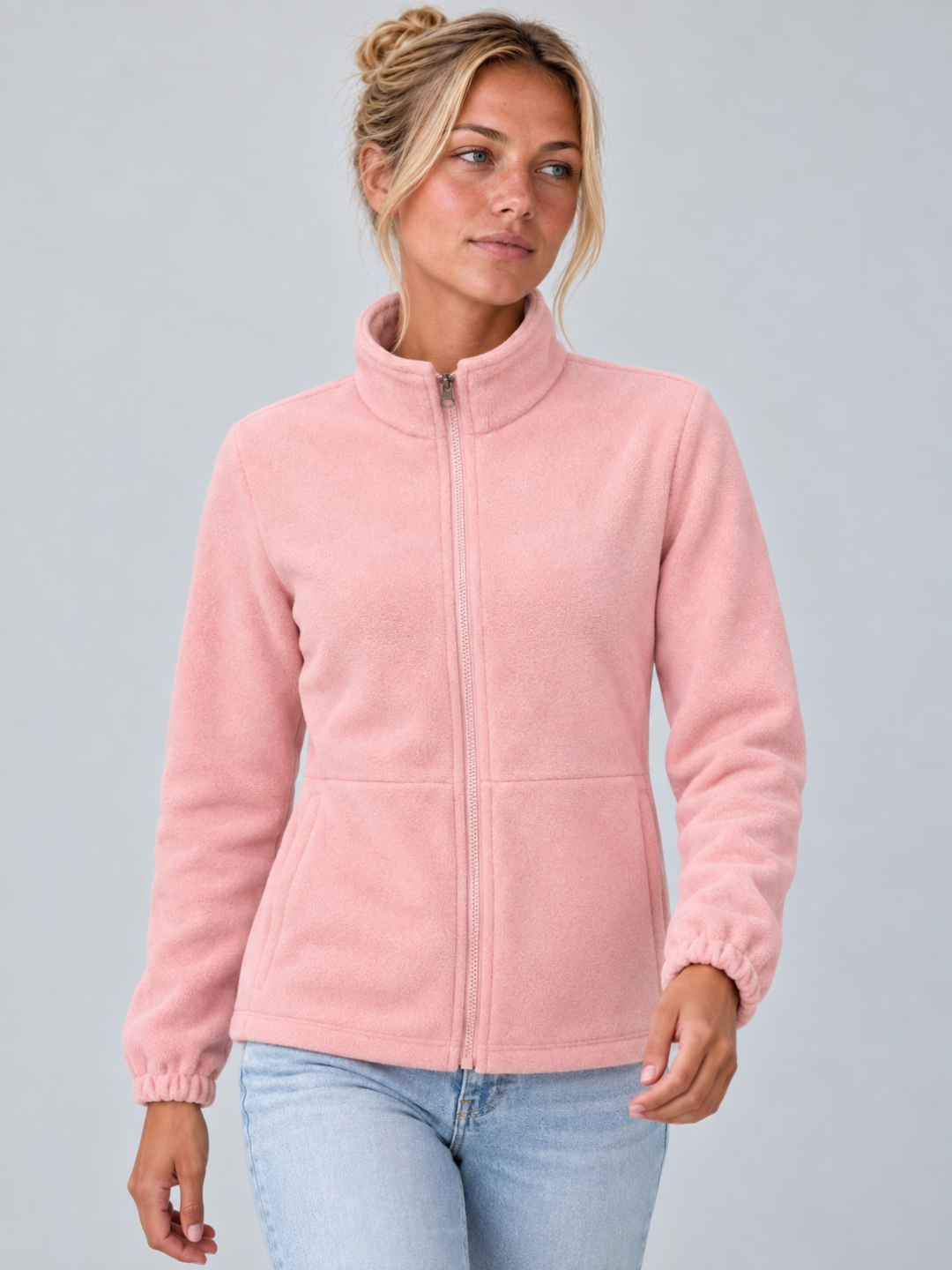 Women's Zip-Neck Fleece Pullover