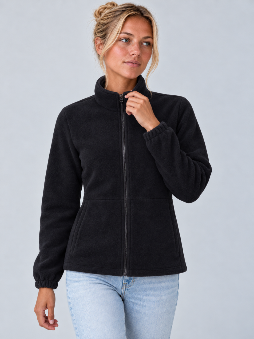 Women's Zip-Neck Fleece Pullover