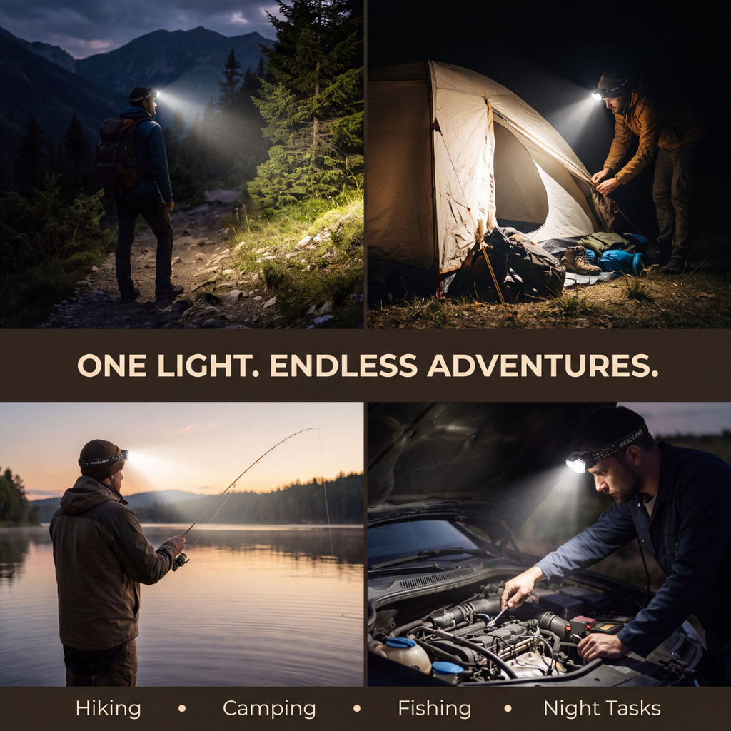 9-LED Outdoor Headlamp