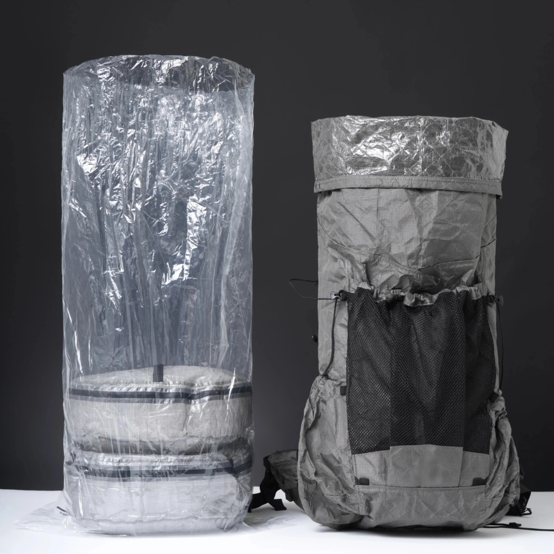 Next Horizon Gear — Ultralight Waterproof Backpack Liner — Polycro Dry Bag, 14g for Hiking, Trekking & Ultralight Camping