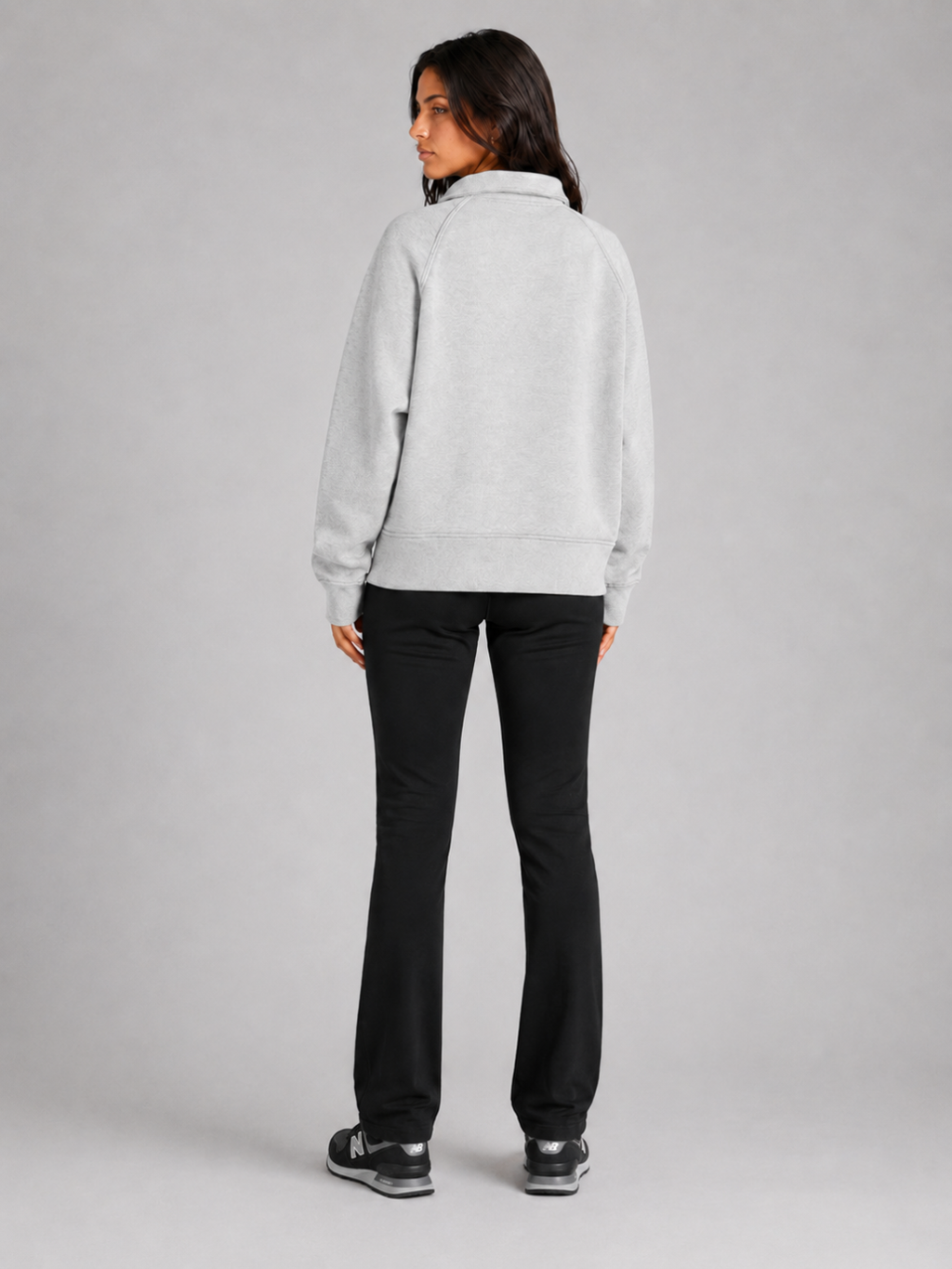 Women's Half-Zip Fleece Pullover Hoodie