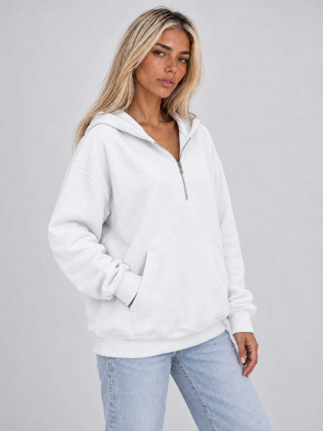 Women's Half-Zip Outdoor Hoodie