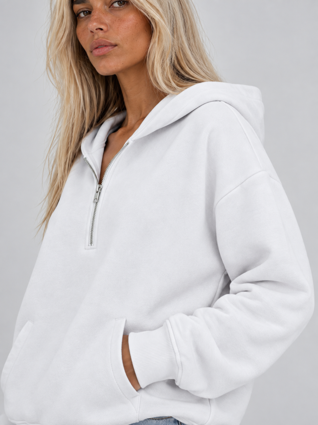 Women's Half-Zip Outdoor Hoodie