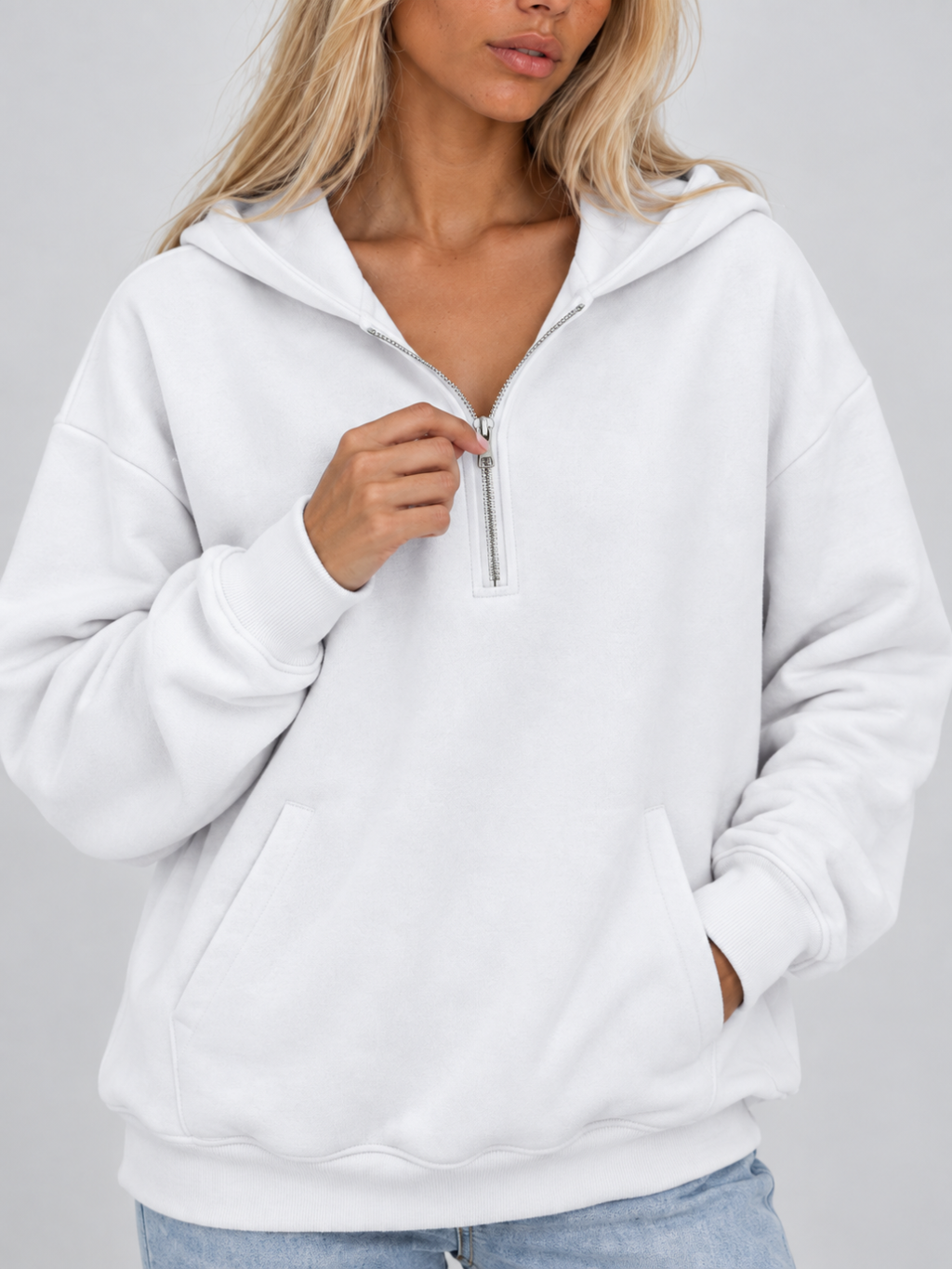 Women's Half-Zip Outdoor Hoodie