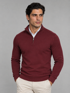 Men's Quarter-Zip Knit Pullover