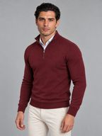 Men's Quarter-Zip Knit Pullover