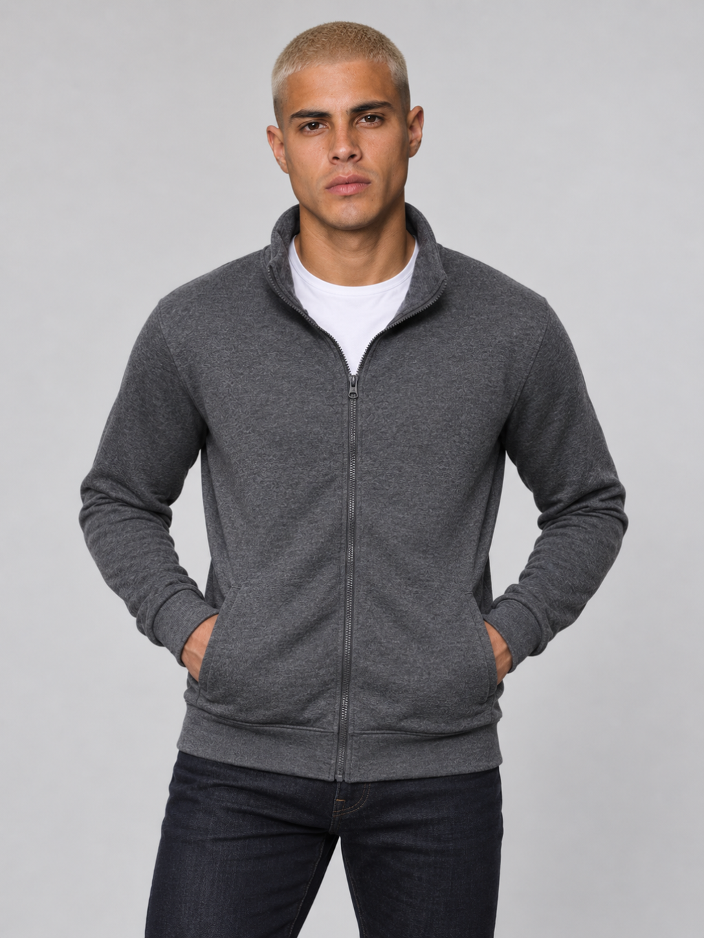 Men's Lightweight Full-Zip Sweat Jacket