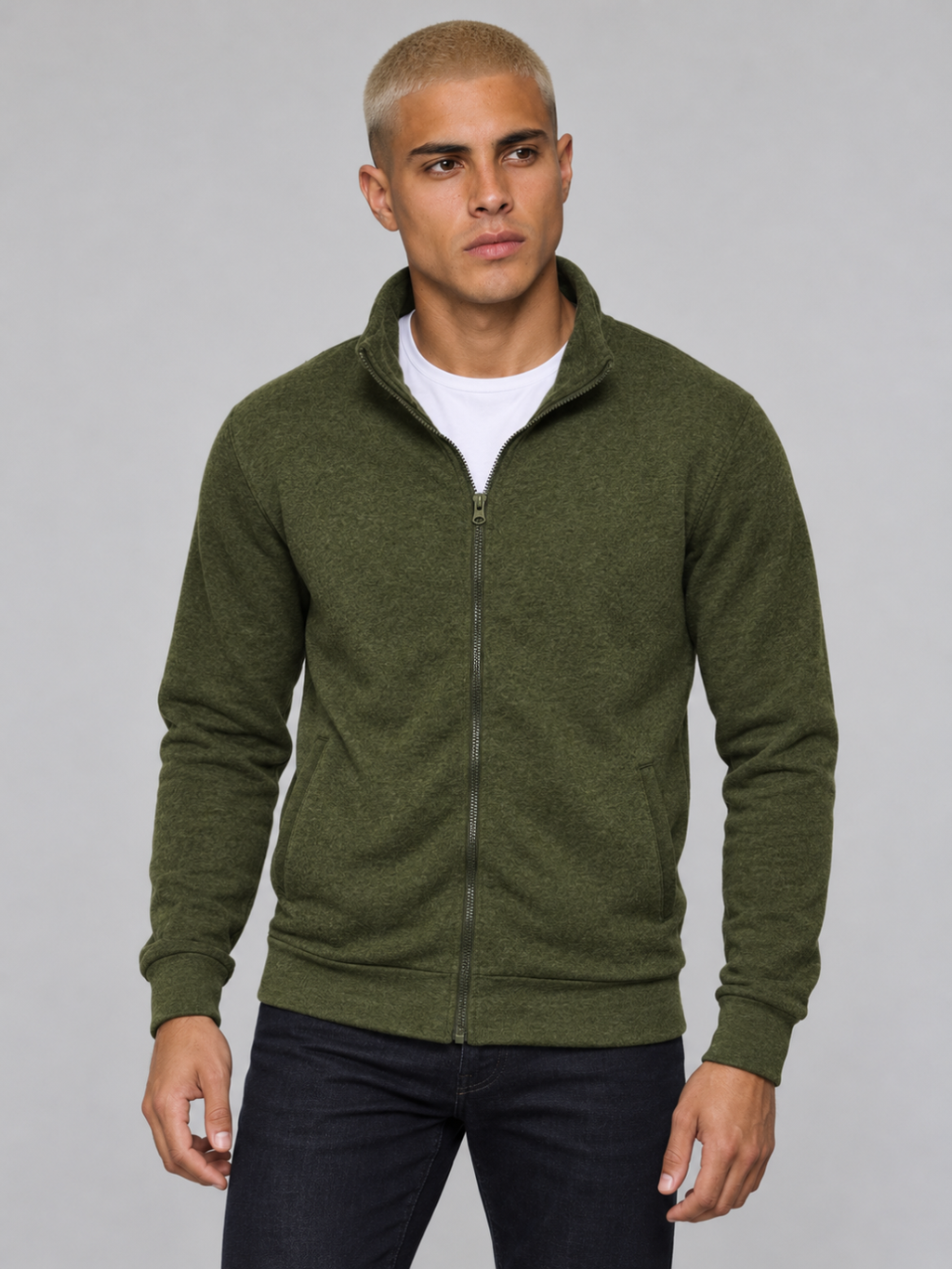 Men's Lightweight Full-Zip Sweat Jacket