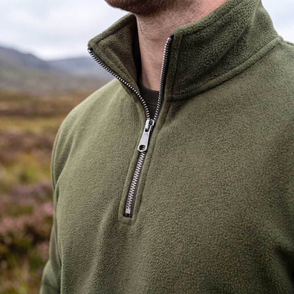 Men's Zip-Neck Fleece Pullover