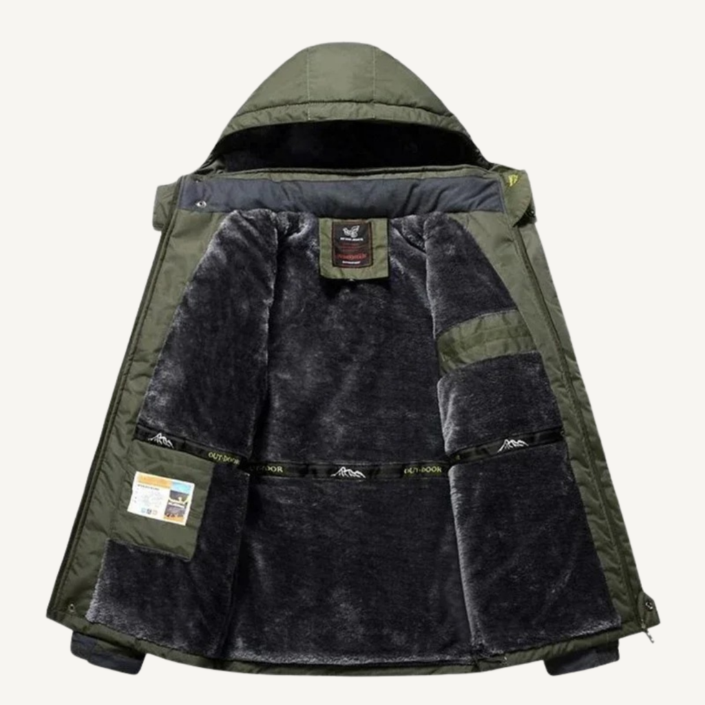 Men's Fleece-Lined Winter Jacket