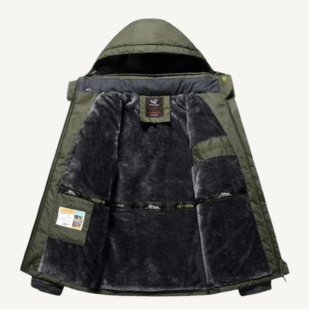 Men's Fleece-Lined Winter Jacket