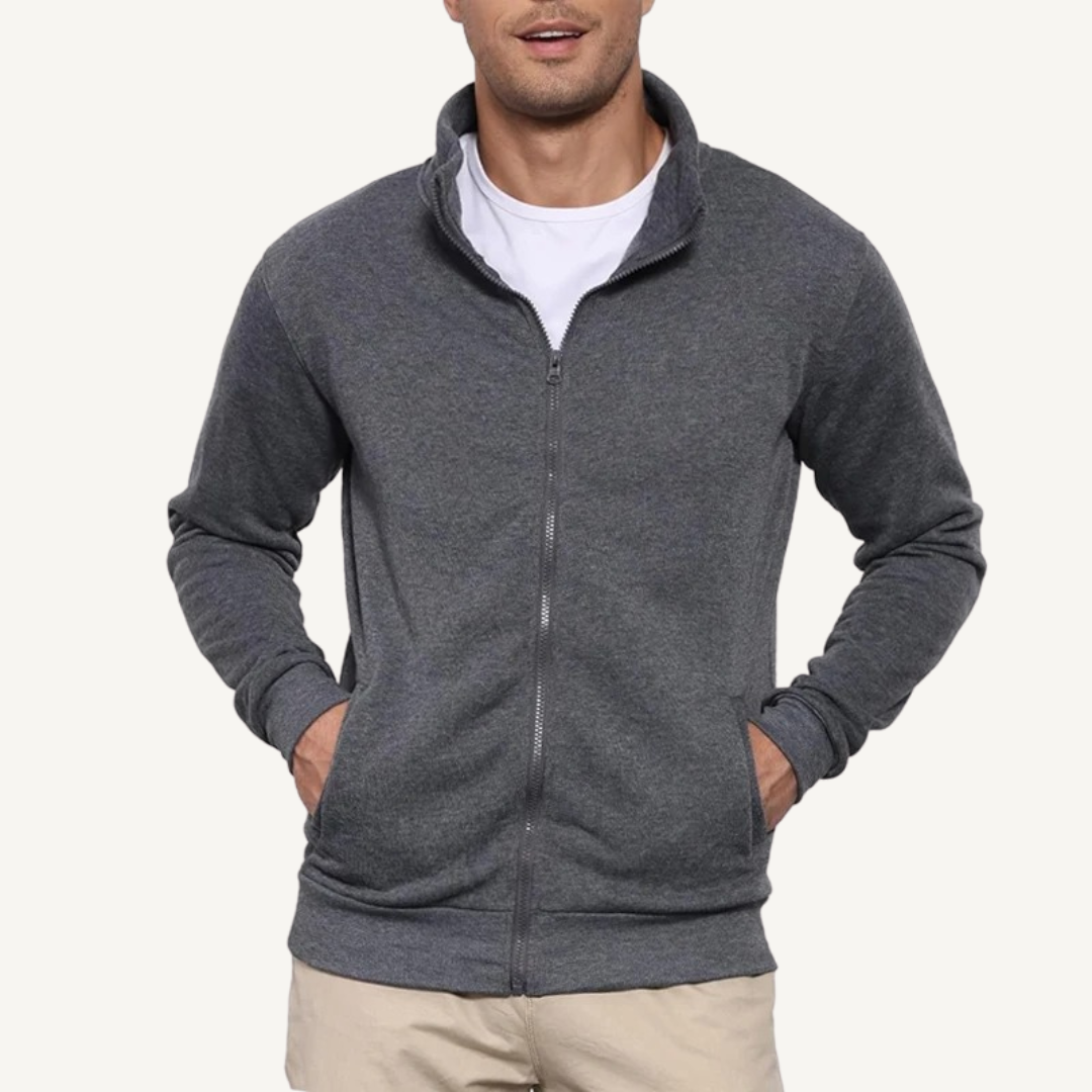Men's Lightweight Full-Zip Sweat Jacket